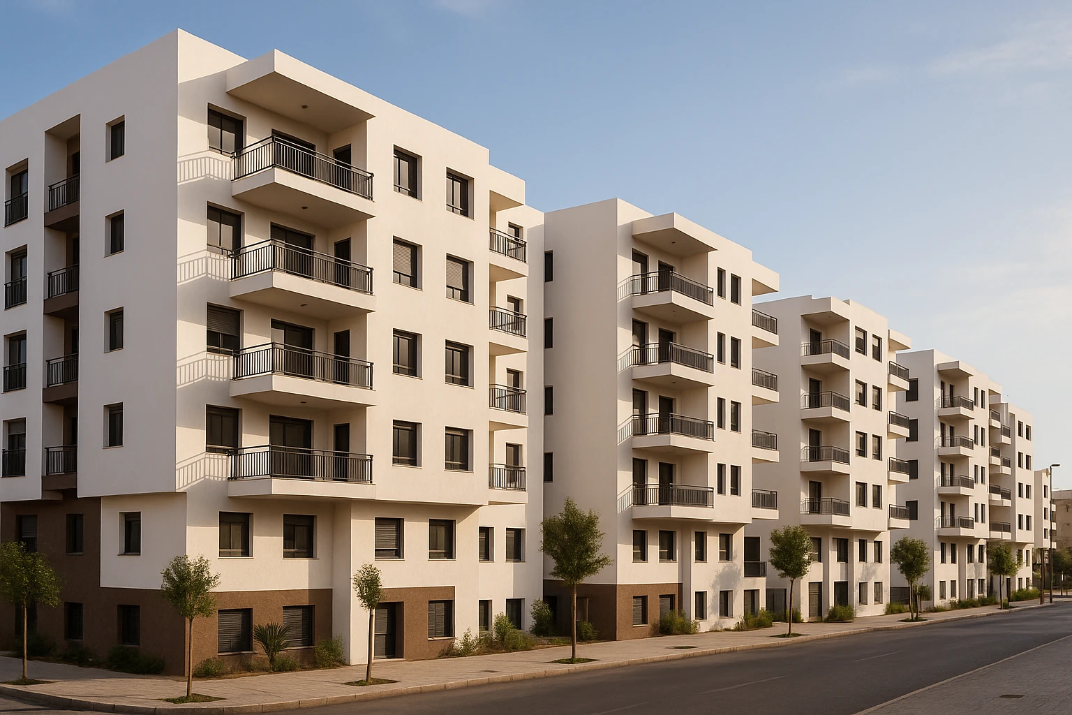 Immeuble commercial R+4 Temara — bureaux et commerces